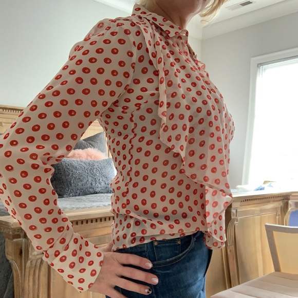 The Addison Story long sleeve silk blouse - Picture 3 of 5